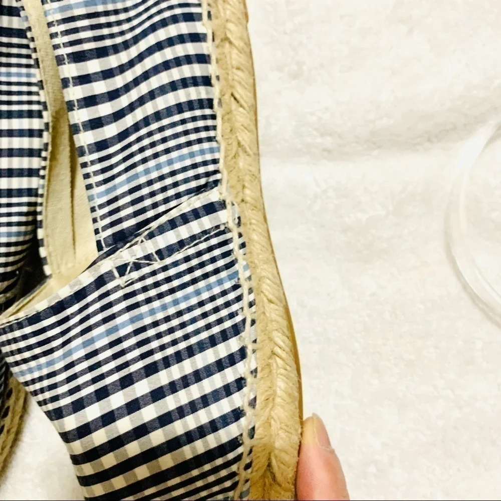 J CREW CUSHIONED FOOTBED ESPADRILLES women’s sz 6
